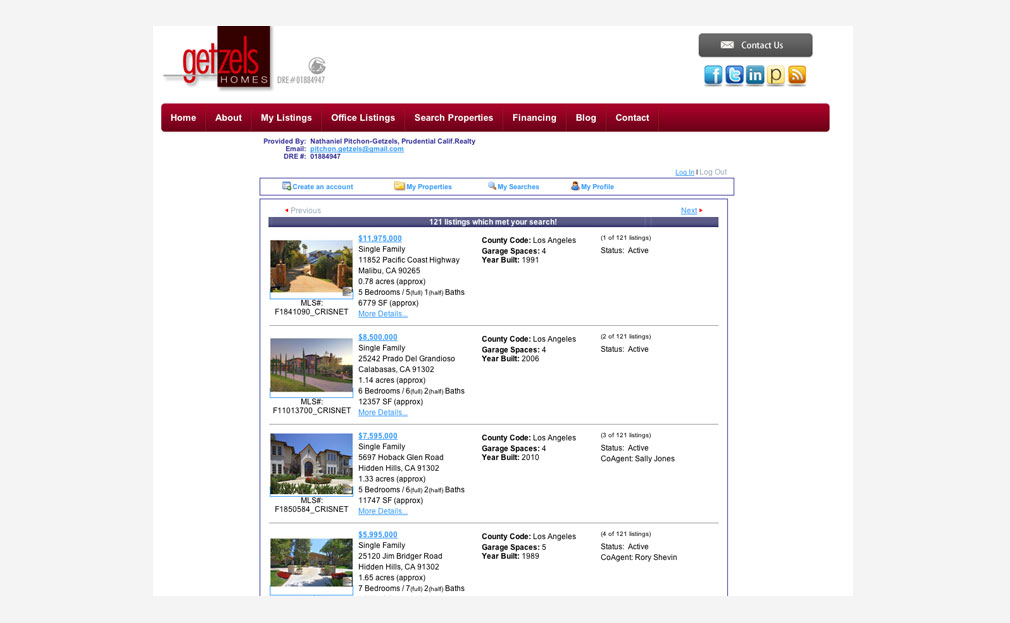 getzel-homes real estate